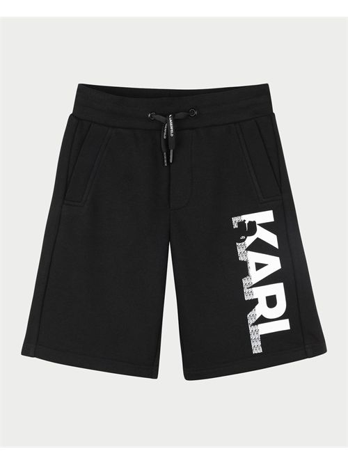 Karl Lagerfeld Kids' Fleece Bermuda Shorts KARL LAGERFELD | Z3041309B